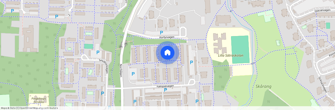 Fältspatvägen 23 B, Sätra