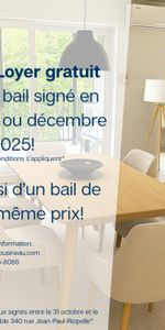 Logements neufs 5 1/2 - Disponible maintenant - Photo 3