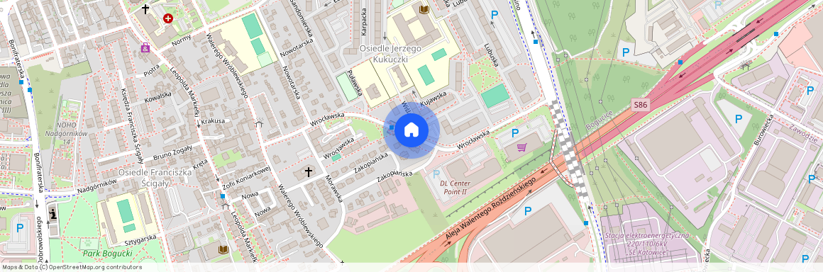 ul. Wrocławska, Bogucice, Katowice, śląskie