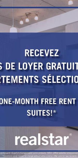 4-1/2+ À LOUER À LAVAL | 2 BEDROOM + 1.5 BATHROOM APARTMENTS - Photo 1