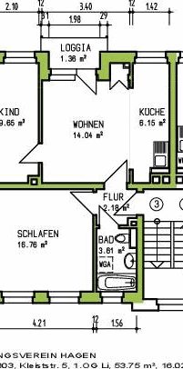 Wohnung Kleiststr - Photo 1