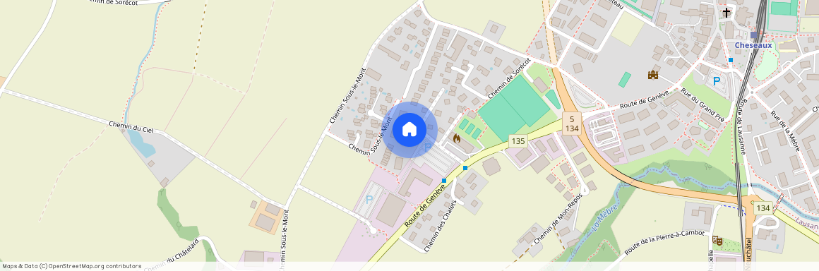 Chemin de Martheray 5, 1033, Cheseaux-Sur-Lausanne