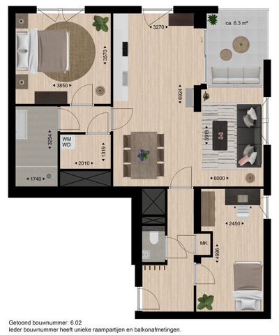 Appartement te huur: Frederikstraat 222 5038 AZ Tilburg - Foto 4