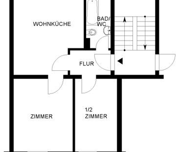 2- Zimmer-Wohnung in Innenstadtnähe // 1. OG links - Photo 6