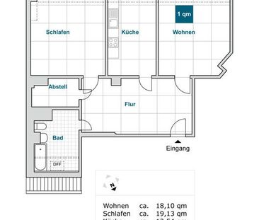 Wir sanieren diese großzügige 2-Raum-Wohnung. WG-geeignet ! - Foto 6