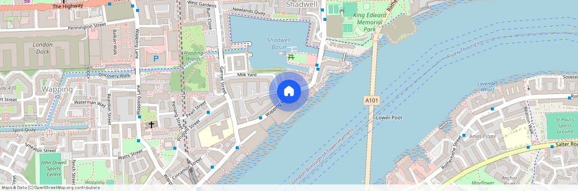 Wapping, E1W, London