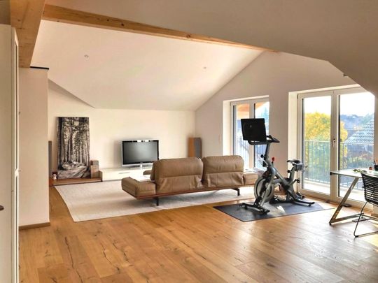 Großzügige Dachgeschosswohnung mit Bergblick - Photo 1