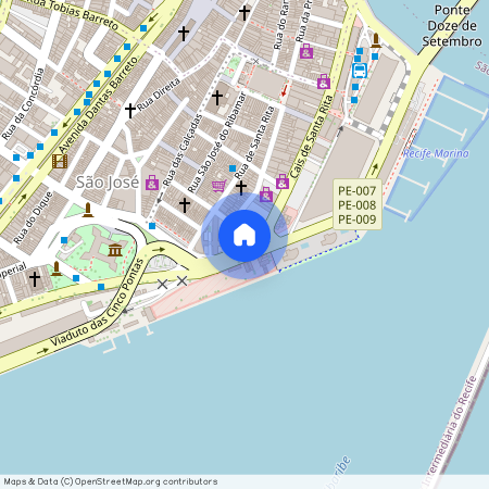 Rua de Santa Rita, 595 - Novotel - São José, Recife, Pernambuco, 50020-455
