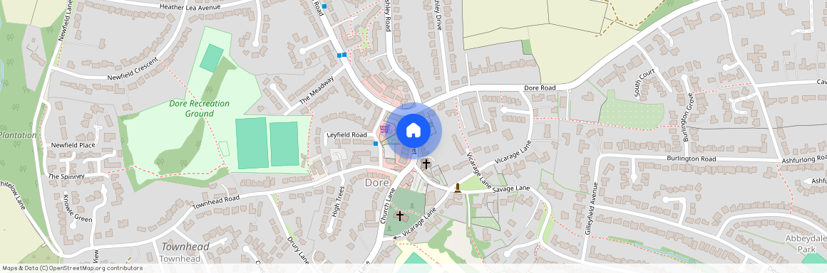 High Street, Dore, Sheffield, South Yorkshire, S17