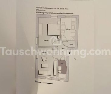 [TAUSCHWOHNUNG] 2 Zimmer Wohnung im Musikerviertel - Foto 1