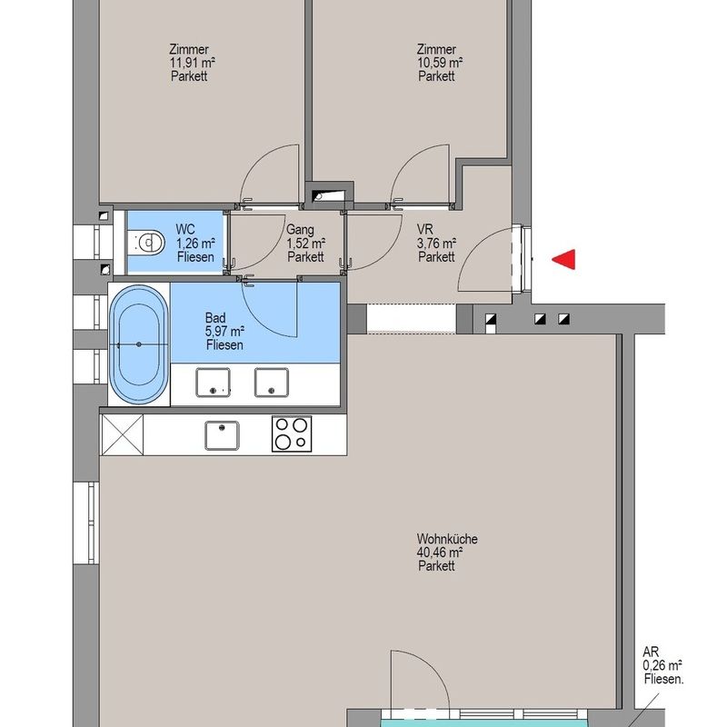 LOGGIATRAUM | LICHTDURCHFLUTETE, OPTIMAL-AUFGETEILTE 3 ZIMMER | TOPLAGE IN GRINZING - Foto 1