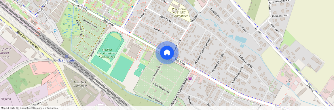 ul. Sportowa, Szamotuły, Szamotuły, szamotulski, wielkopolskie