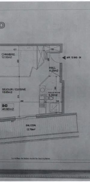 Appartement à louer 2 pièces 40.6m² - Photo 2