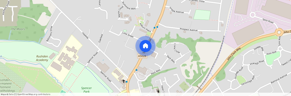 Higham Road, Rushden