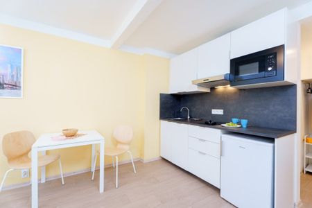 Moderní plně vybavený byt 1+kk k pronájmu – Praha 4, 2 minuty od metra Kačerov - Fotografie 4