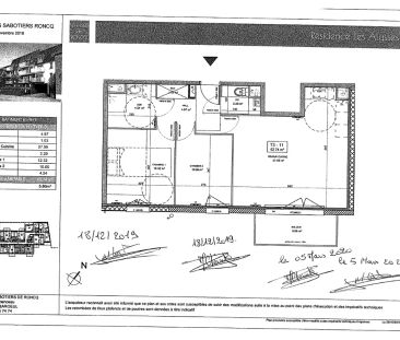 Location appartement 3 pièces - 62.74m² à Roncq (59223) - Photo 1