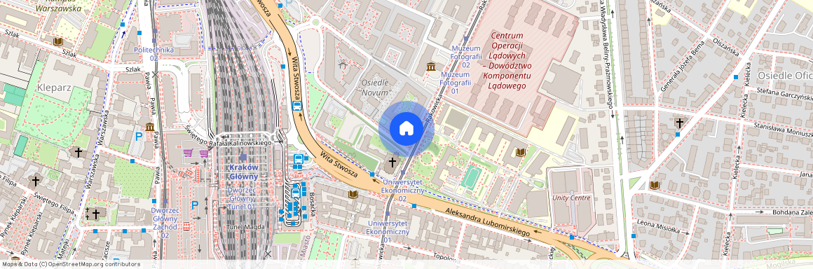 ul. Rakowicka, Przedmieście Warszawskie, Stare Miasto, Kraków, małopolskie