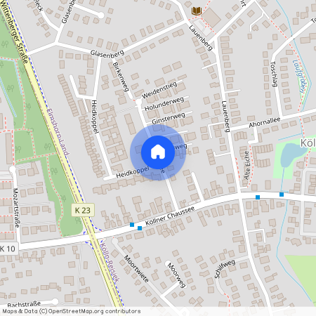 Birkenallee, 25337 Kreis Pinneberg - Kölln-Reisiek