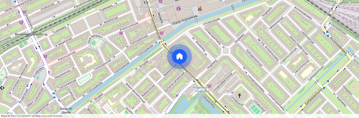 Middenweg 33-1, Linnaeusparkbuurt, 1098AB, Amsterdam