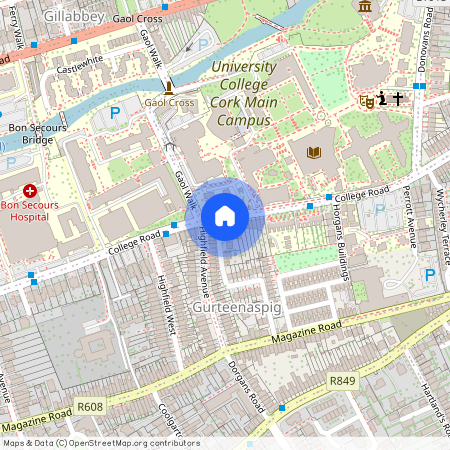 Western Road, College Road, 3 Mount Pleasant, Cork