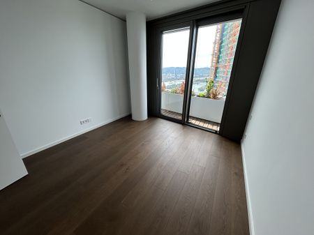 Großzügige 3 Zimmer Wohnung im 41.Stock inkl. atemberaubendem Blick auf die Donau und den Kahlenberg! - Foto 5