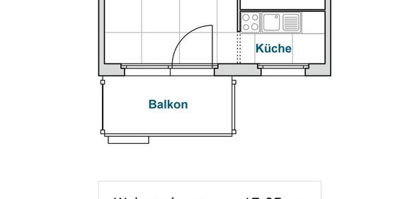 Wir sanieren für Sie: 2-Zimmerwohnung mit Balkon! - Photo 3