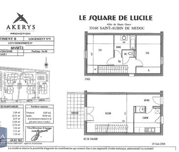 Location Maison 3 pièces 69m² ST AUBIN DE MEDOC 33160 - Photo 2