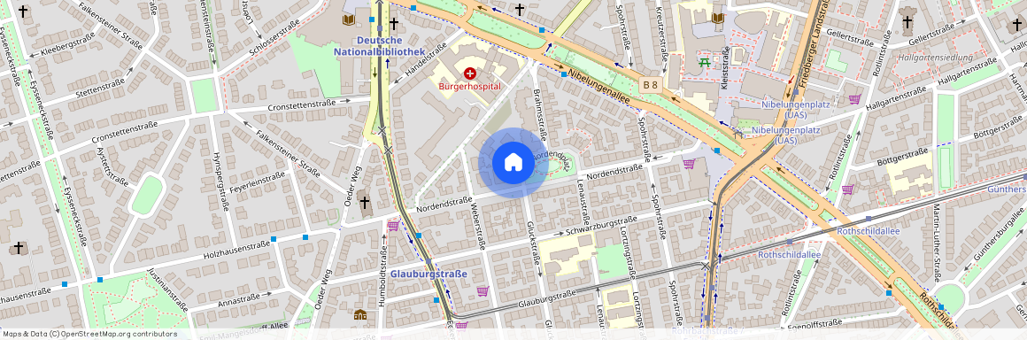 Nordendstraße 44, 60318 Frankfurt am Main, Deutschland