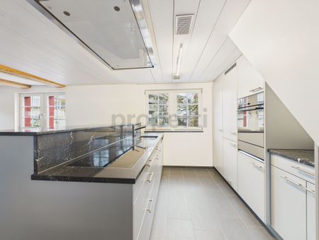 3.5-room duplex apartment (124/m²) directly on the Murg River, Minergie standard - Photo 3