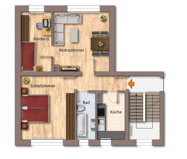 3-Raum-Wohnung in Zeulenroda-West - Photo 4