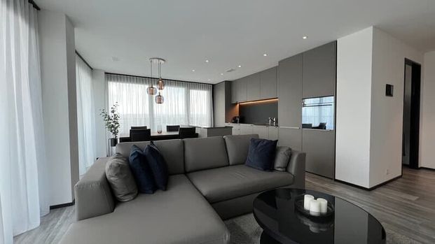 Modern and fully furnished 2.5-room apartment with balcony and panoramic view in Zurich - Photo 1