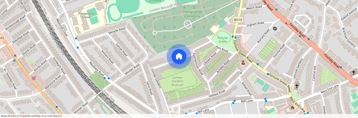 Gondar Gardens, West Hampstead, London, NW6