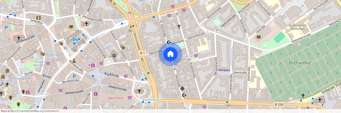 Ottostraße, 52070 Aachen - Aachen-Mitte