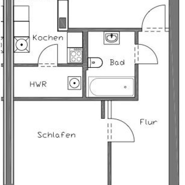 gz-i.de: Erstbezug! Charmante 2- Zimmer -Wohnung mit Balkon u. separten Eingang - Photo 1