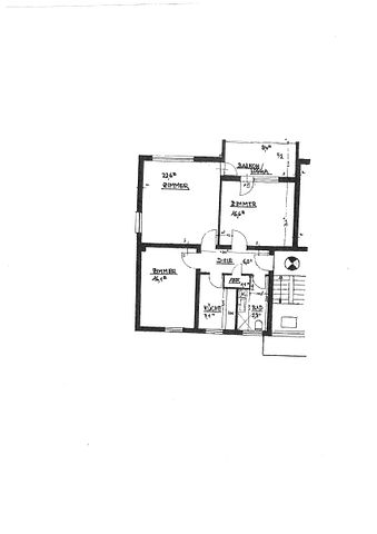 M 16 ST. MAGNUS -vermietet-helle 3 Zimmerwohnung mit Balkon in einer Sackgasse- ruhige Lage- - Foto 3