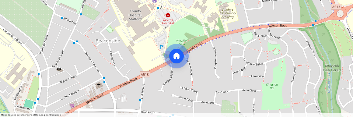 Weston Road, Stafford, ST16