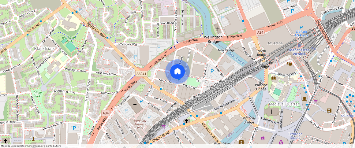 Greater Manchester, M3, Queen Street, Salford