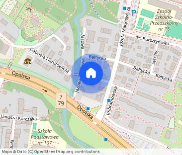 Pokój 1-2 osobowy z tarasem Narutowicza Opolska Mackiewicza Aleje 29 - Photo 1