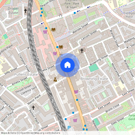 Walworth Road, Elephant and Castle, London, SE17