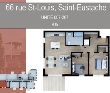 Appartements neufs 4 ½ à louer – Saint-Eustache - Photo 4