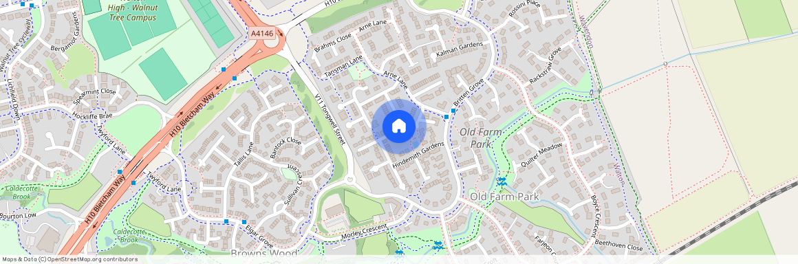 Hindemith Gardens, Old Farm Park, Milton Keynes, MK7 8PW