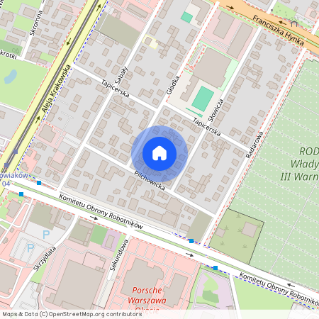 ul. Pilchowicka, Okęcie, Włochy, Warszawa, mazowieckie