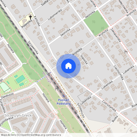 ul. Czorsztyńska, Podolany, Jeżyce, Poznań, wielkopolskie