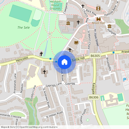 Battle hill, Hexham, NE46