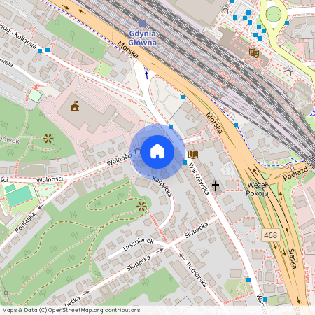 ul. Wolności, Działki Leśne, Gdynia, pomorskie