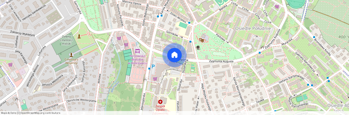 ul. Podgórna, Bolesławiec, bolesławiecki, dolnośląskie