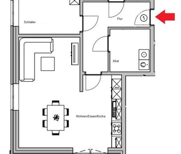 6644 - NEUBAU! Moderne Zwei-Zimmer-Erdgeschosswohnung in zentraler ... - Photo 1