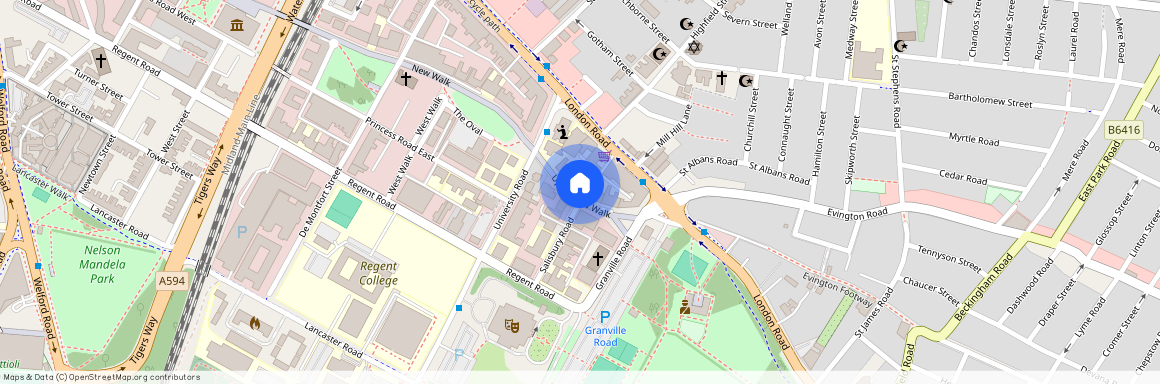 Upper New Walk, Leicester, LE1