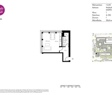 Furnished! 1-room apartment with fully-equipped kitchen - Photo 1