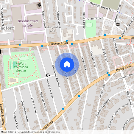 Derby Grove: Bedroom Student House, NG7